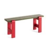Hay - Weekday Duo Bench, L 111 Cm, Wine Red / Olive