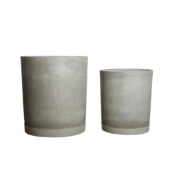 House Doctor - Hook Plant Pot, Light Grey (set Of 2)