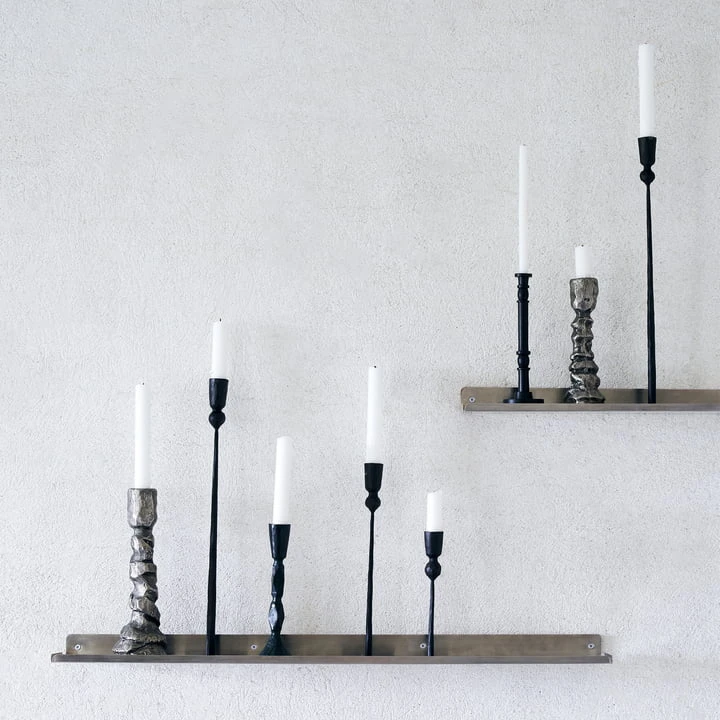 House Doctor - Ledge Wall Shelf, L 43 Cm, Silver Brushed - Image 4