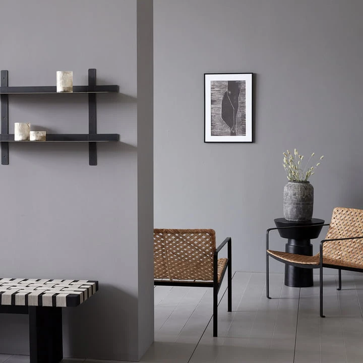 House Doctor - Nanded Side Table, Ø 40 X H 50 Cm, Black - Image 3