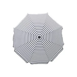 House Doctor - Oktogon Parasol Ø 180 Cm, Black / White