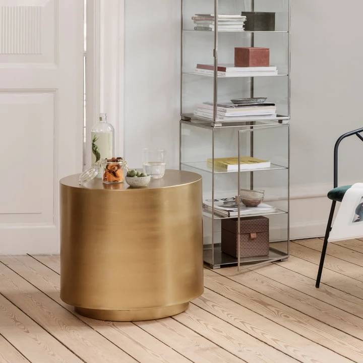 House Doctor - Step Side Table, Ø 50 X H 45.7 Cm, Brass - Image 2