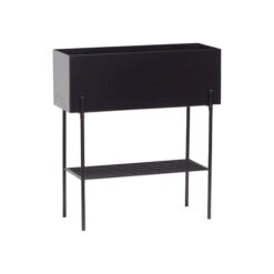Hübsch Interior - Planter Box With Shelf, Black