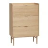 Hübsch Interior - Chest Of Drawers With 3 Drawers, Oak