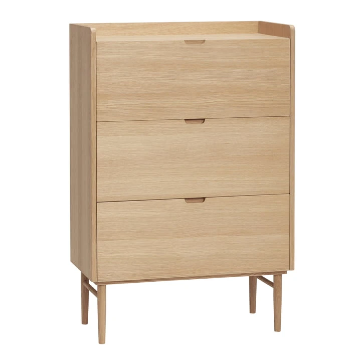 Hübsch Interior - Chest Of Drawers With 3 Drawers, Oak