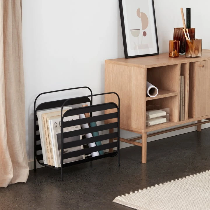 Hübsch Interior - Chest Of Drawers With Shelves, Oak - Image 2