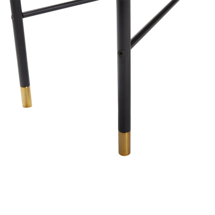 Hübsch Interior - Chest Of Drawers With 2 Compartments, Black / Brass - Image 2