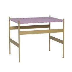 Hübsch Interior - Peri Bench, L 56 Cm, Ocher / Purple