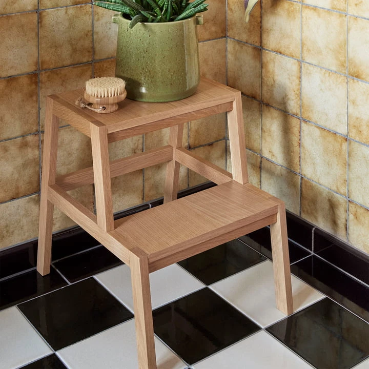 Hübsch Interior - Step Stool, Oak - Image 3