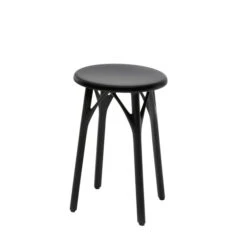Kartell - A.I. Light Stool, H 45 Cm, Black