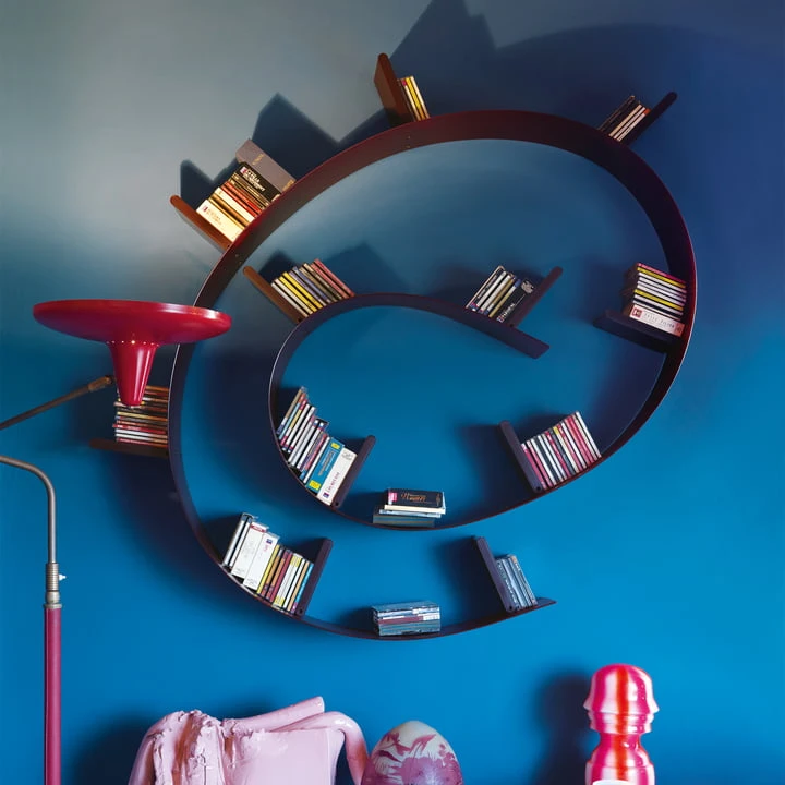 Kartell - Bookworm Short Shelf (1A / Aluminium) - Image 2