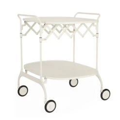 Kartell - Gastone Trolley, Monochrome Matt White