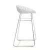 Kartell - Smatrik Bar Stool, Chrome-plated / Crystal