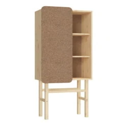 Karup Design - Slide Cabinet, With Pinboard, Pine Clear Lacquered