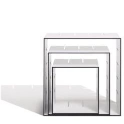 Müller Small Living - Konnex Shelf System, Depth 200 Mm, Set Of 3