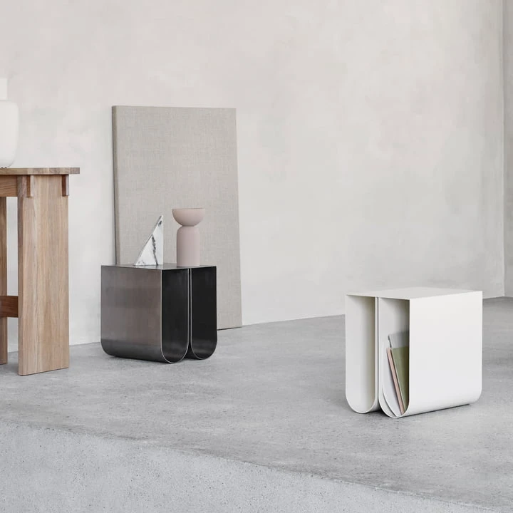 Kristina Dam Studio - Curved Side Table, Black - Image 5