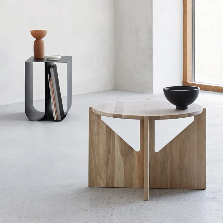 Kristina Dam Studio - Curved Side Table, Black - Image 3