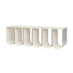 Kristina Dam Studio - Curved Wall Shelf, Beige