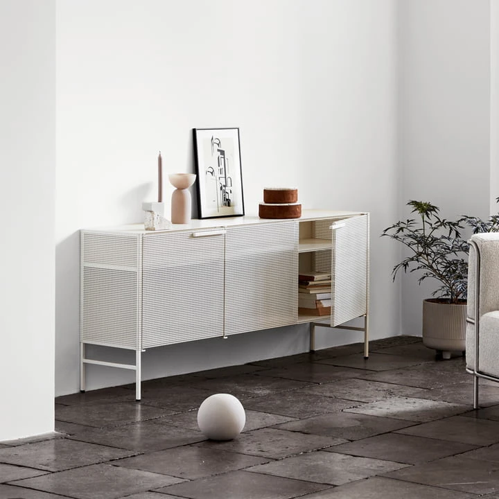 Kristina Dam Studio - Grid Sideboard, Beige - Image 2
