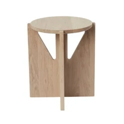 Kristina Dam Studio - Stool, ø 36 Cm H 42 Cm, Oak