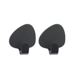 LindDNA - Curve Wall Hook S, Black (set Of 2)