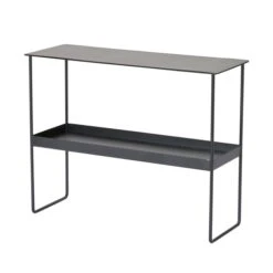 LindDNA - Console Table, Steel Black / Bull Black