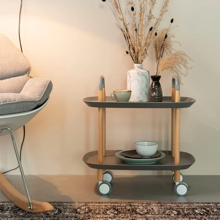 Livingstone - Carry Serving Trolley, Gray - Image 3