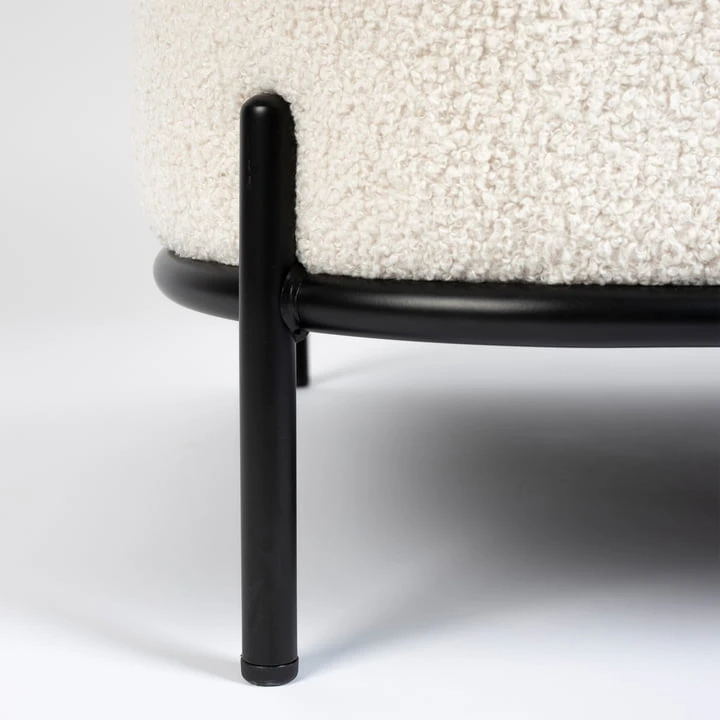 Livingstone - Hatuma Armchair, Black / Beige - Image 3