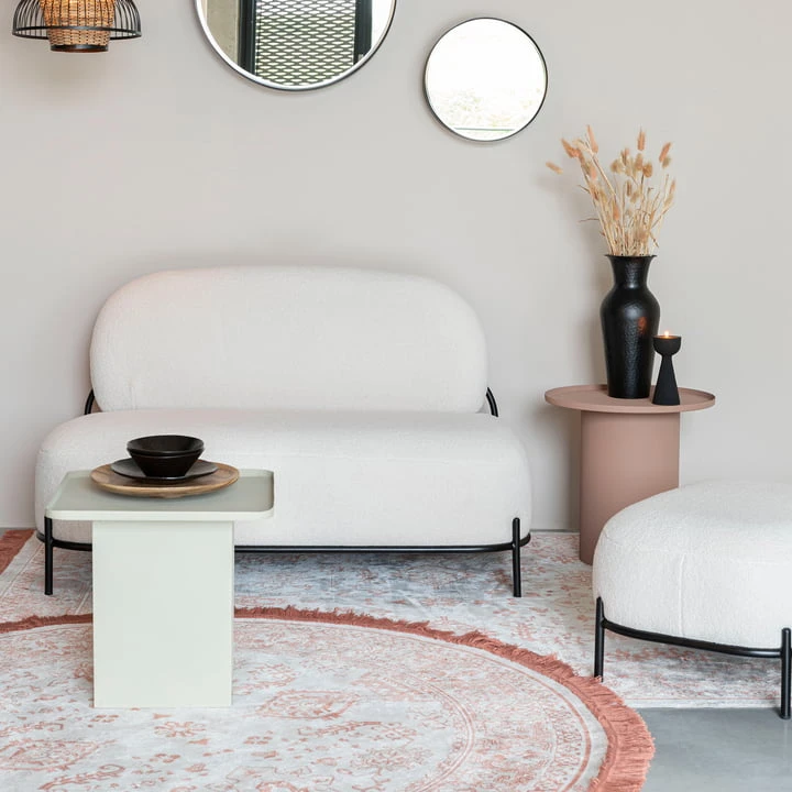 Livingstone - Shade Side Table Ø 45 Cm, Ivory - Image 6