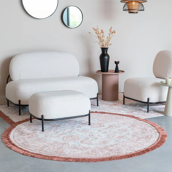 Livingstone - Shade Side Table Ø 45 Cm, Ivory - Image 4