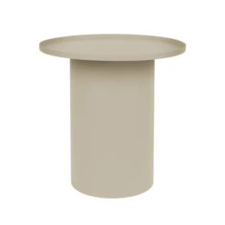 Livingstone - Shade Side Table Ø 45 Cm, Ivory