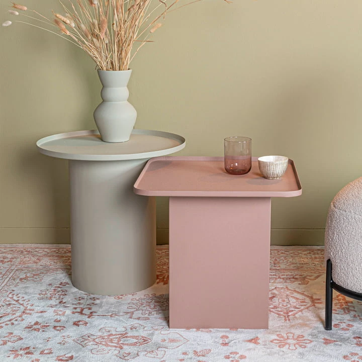 Livingstone - Shade Side Table Ø 45 Cm, Ivory - Image 3