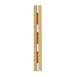 LoCa - Knax Vertical 4 Coat Hook, Oiled Oak