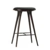 Mater - Bar Stool, Beech Dark Stain / Sierra Black