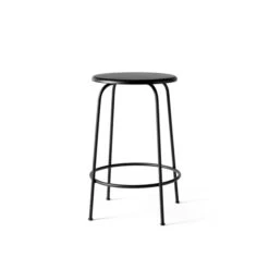 Audo - Afteroom Bar Stool Without Backrest, Black, H: 65 Cm
