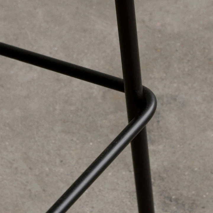 Audo - Co Bar Chair, H 104,5 Cm, Black Steel Frame / Natural Oak - Image 12