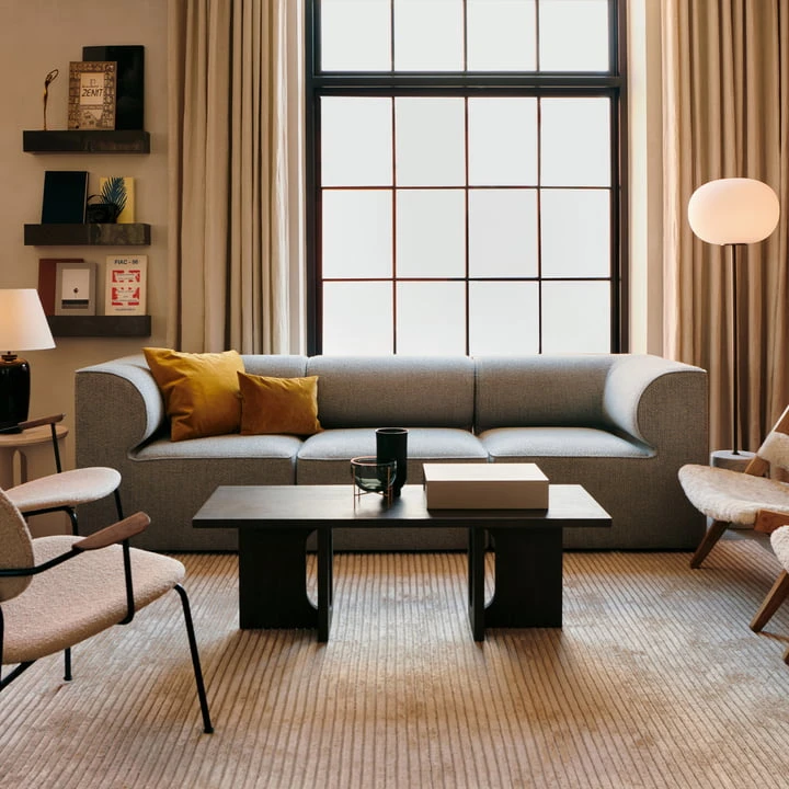 Audo - Eave 86 2 Seater Sofa, Bouclé Beige - Image 4