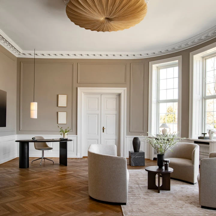 Audo - Eclipse Desk, Dark Oak / Black - Image 7