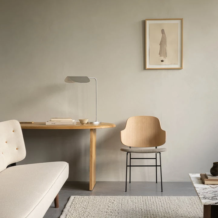 Audo - Eclipse Desk, Dark Oak / Black - Image 10