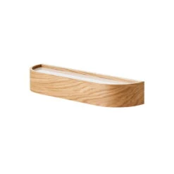 Audo - Epoch Wall Shelf, L 50 Cm, Natural Oak / Fog
