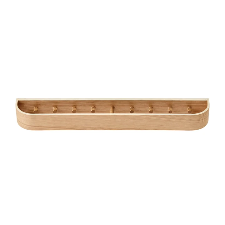 Audo - Epoch Wall Coat Rack, L 79 Cm, Natural Oak