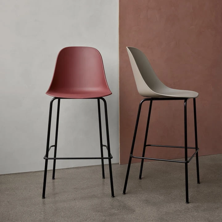 Audo - Harbour Bar Side Chair, Light Gray - Image 4