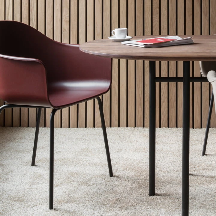 Audo - Harbour Chair (steel), Black / Olive - Image 6