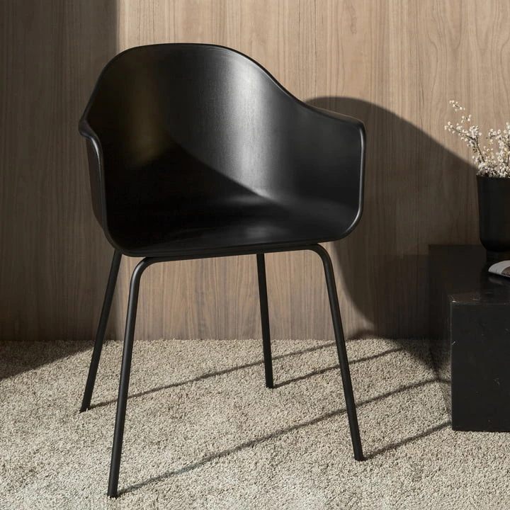 Audo - Harbour Chair (steel), Black / Olive - Image 4