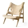 Audo - Knitting Chair, Natural Oak / Sheepskin Curly
