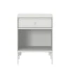 Montana - Dream Bedside Table With Legs, New White