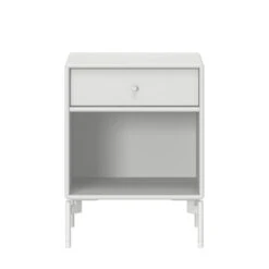 Montana - Dream Bedside Table With Legs, New White