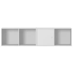 Montana - Line Shelf With Suspension, New White