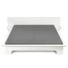Müller Small Living - Plane Double Bed, White, 140 X 200 Cm