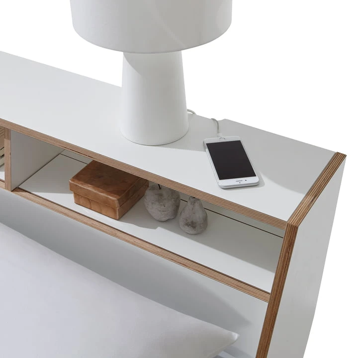 Müller Small Living - Slope Bed 180 X 200 Cm, CPL White - Image 5